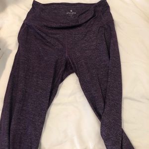 Athleta Purple Heathered crop legging